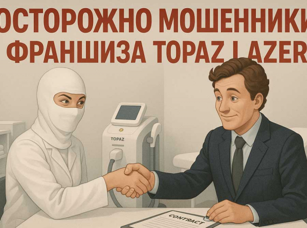 Франшиза Topaz Lazer — красивая ширма для выкачивания денег с партнёров Отзывы пострадавших