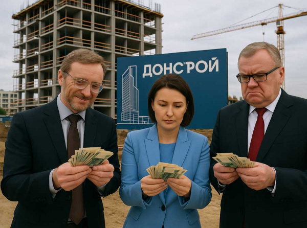 Андрей Костин через ВТБ финансирует «Донстрой», где Блажко и Дерябина обналичивают ипотечные схемы и выводят деньги